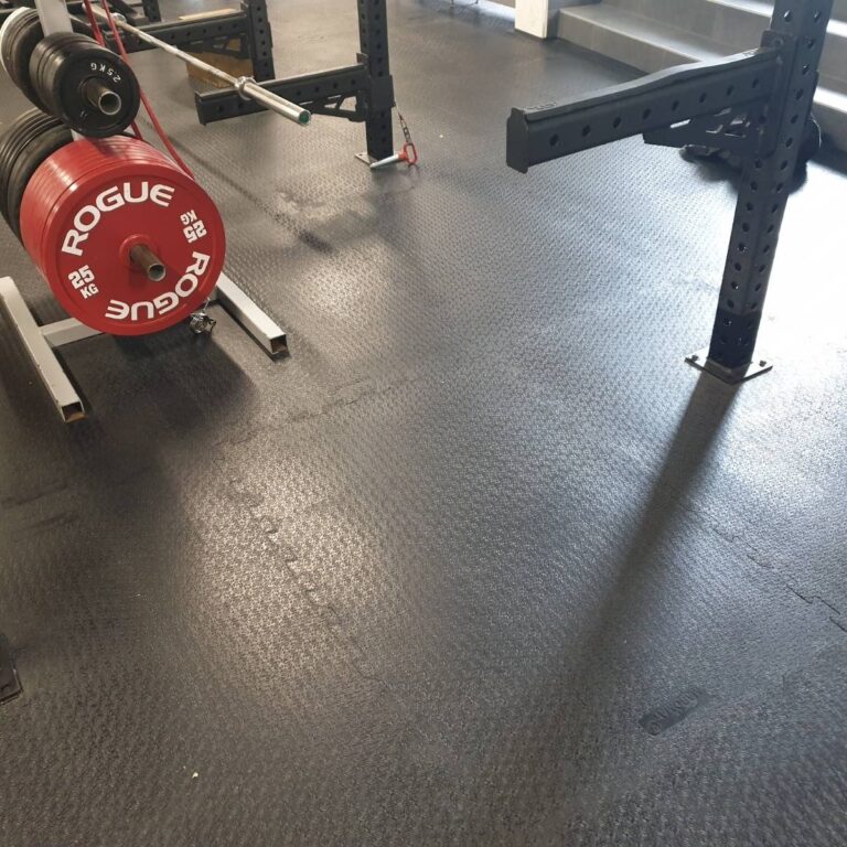 Gummimatten Fitnessstudio Boden